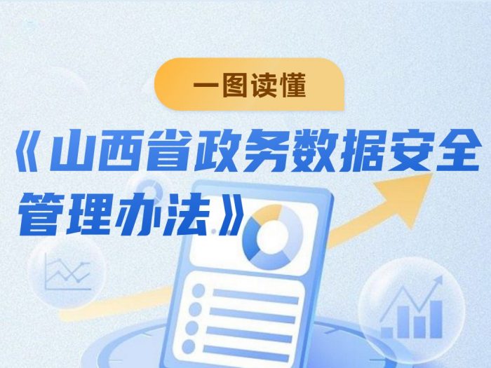 一图读懂山西省政务数据安全管理办法