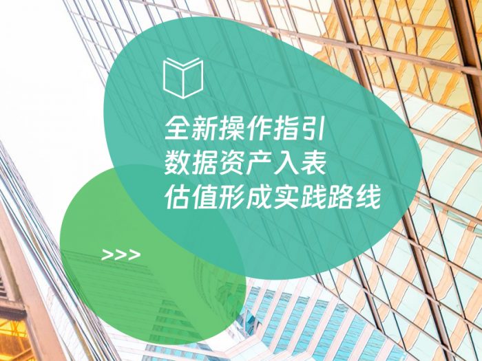 全新操作指引数据资产入表 估值形成实践路线