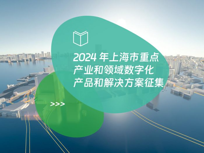 2024 年上海市重点产业和领域数字化产品和解决方案征集