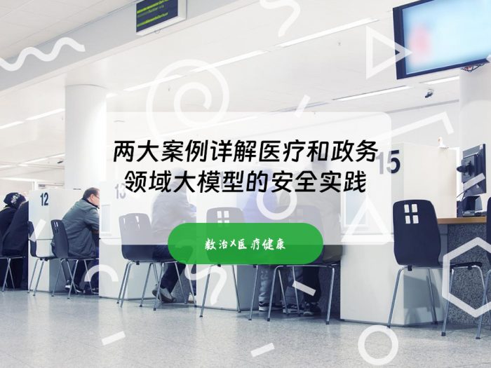 两大案例详解医疗和政务领域大模型的安全实践