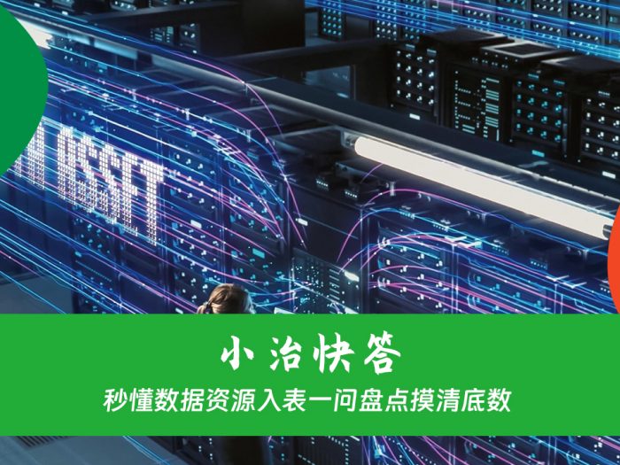 秒懂数据资源入表一问盘点摸清底数