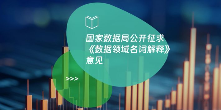 国家数据局公开征求《数据领域名词解释》意见